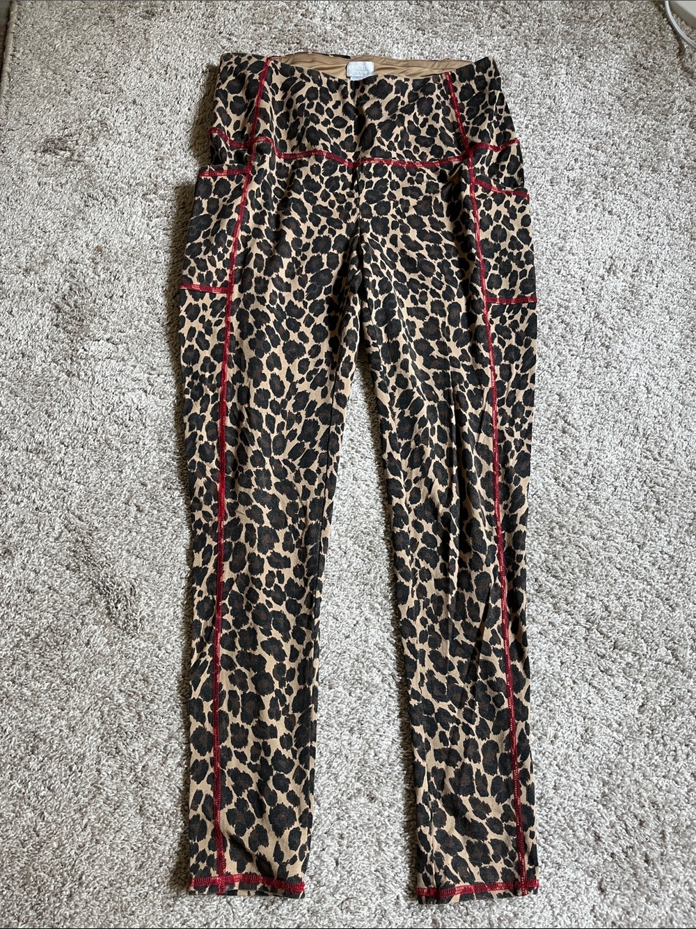 Chico's Animal Print Jeggings with Pockets